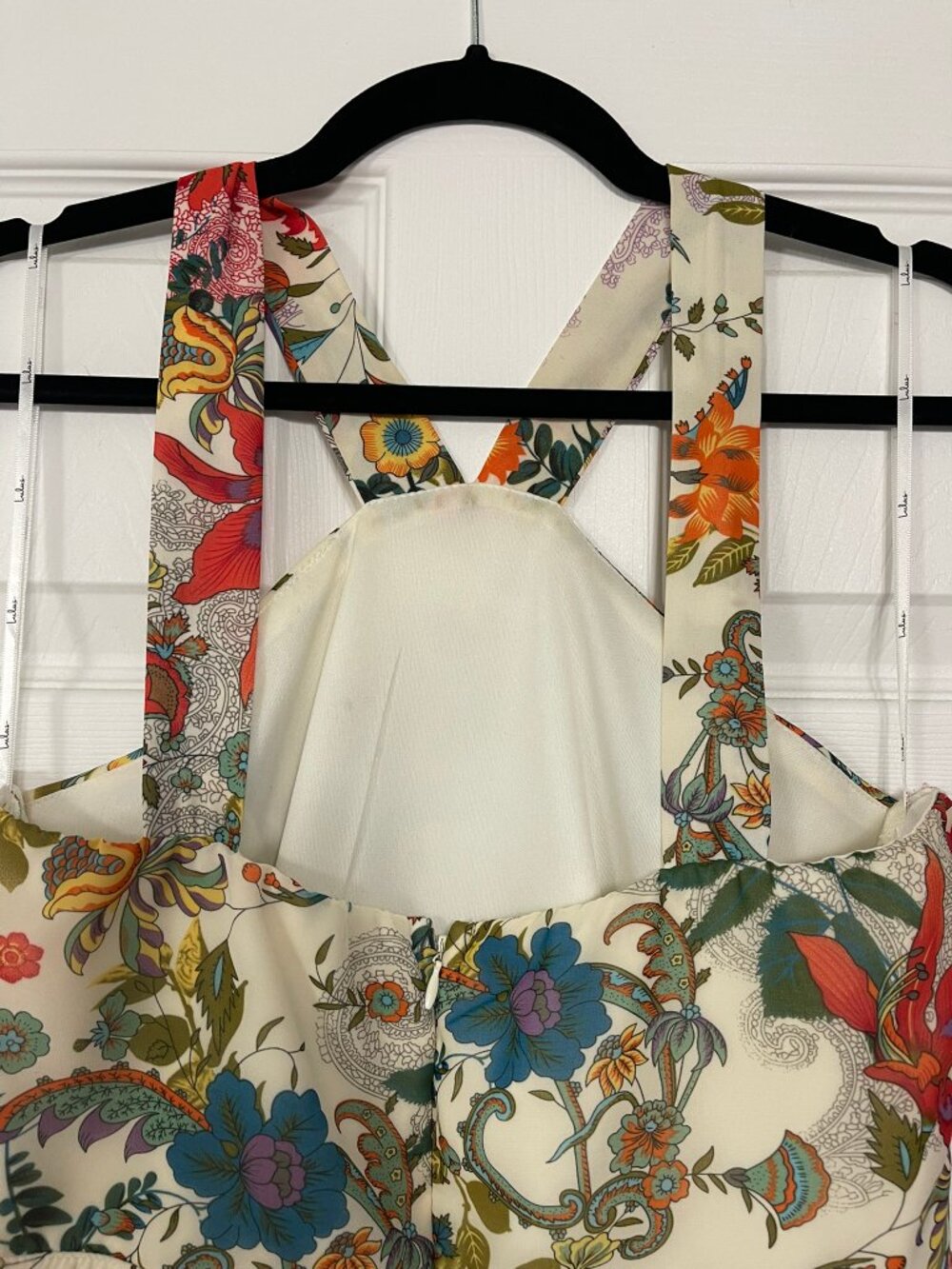 Like New | Lulus | Size L | Lilja Cream Floral Print Maxi Dress - Picture 7 of 7